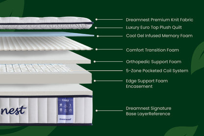 Dreamnest Cozy Euro Top Mattress